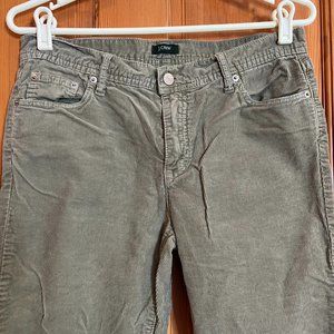 J Crew Corduroy Pants Sage